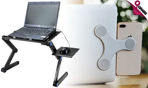 Rako Cooling Laptop Table + Magnetic Device Holder!